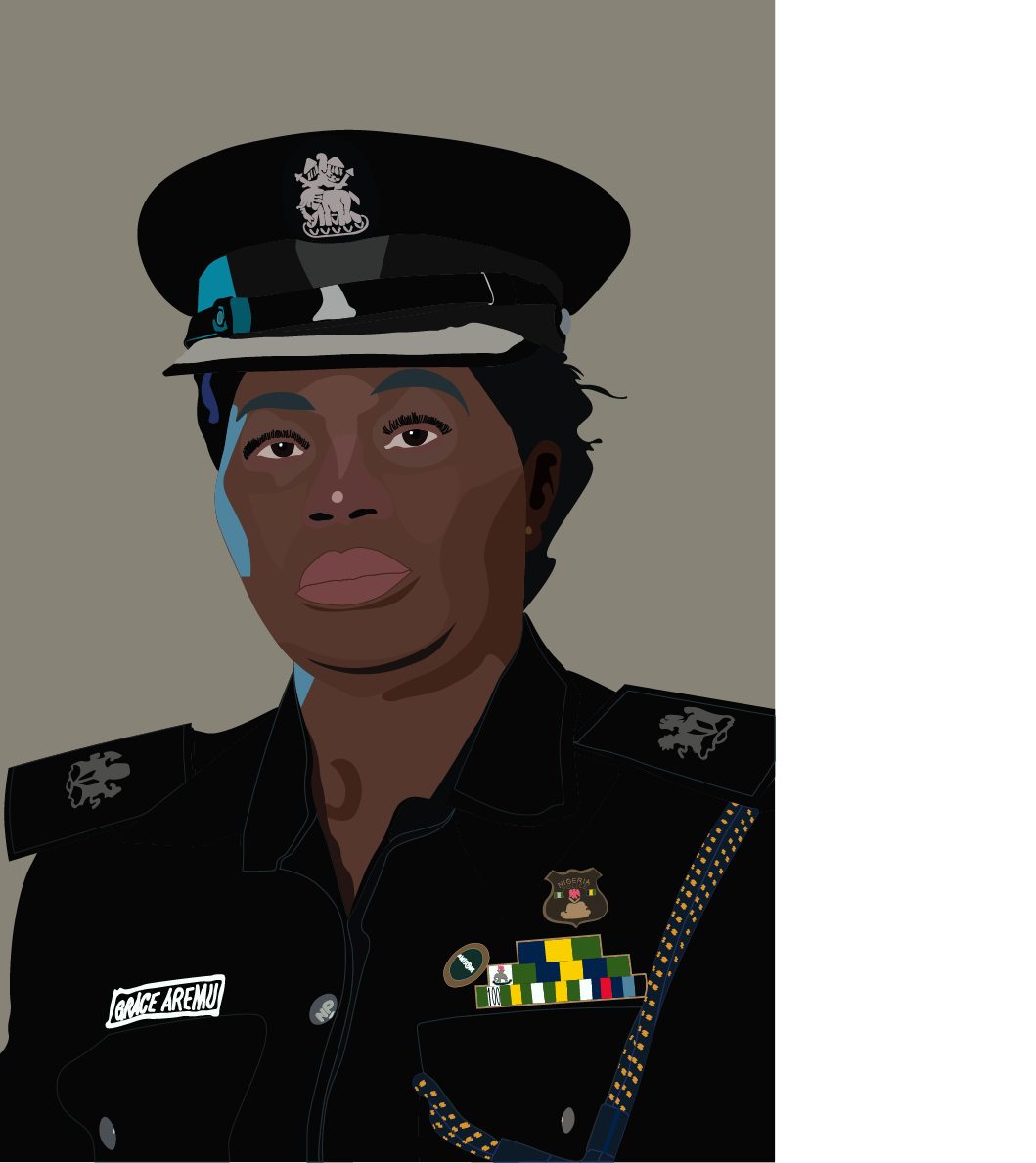 Nigerian Police Vector