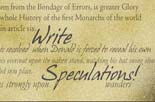 Logo for Write Speculations!