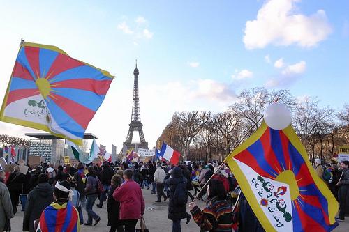 Pro-Tibetan Protests - France